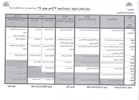 جدول امتحان الدبلوم (دورة الخريف 2013) دور فبراير 2014